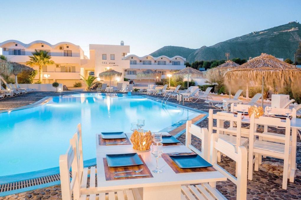 Sea View Beach Hotel (Adults Only) Perivolos  Luaran gambar